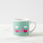 Cute Owl Art Espresso Mug – Gift Idea (Droite)