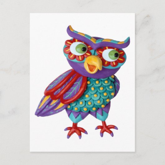 Cute Owl Briefkaart (Voorkant)