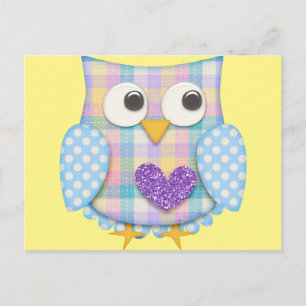 Cute owl briefkaart