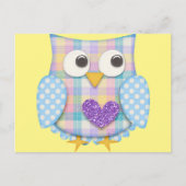 Cute owl briefkaart (Voorkant)