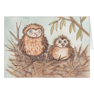 Cute Owl Brothers