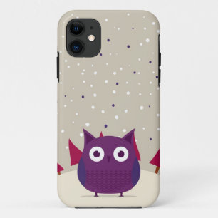 Cute owl iPhone 11 hoesje