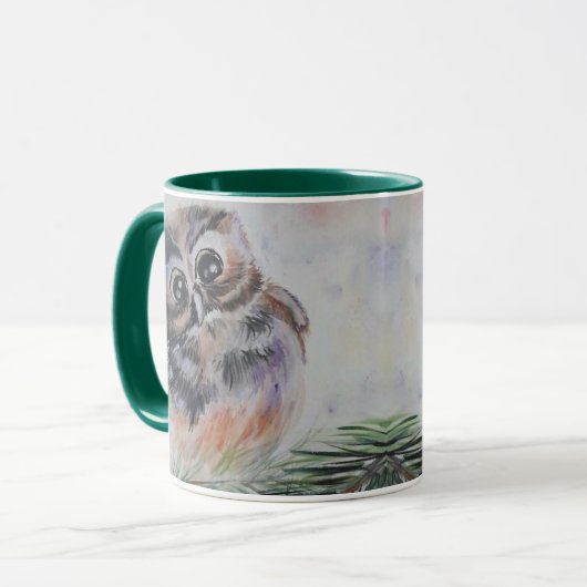 Cute Owl Coffee Mug (Devant gauche)
