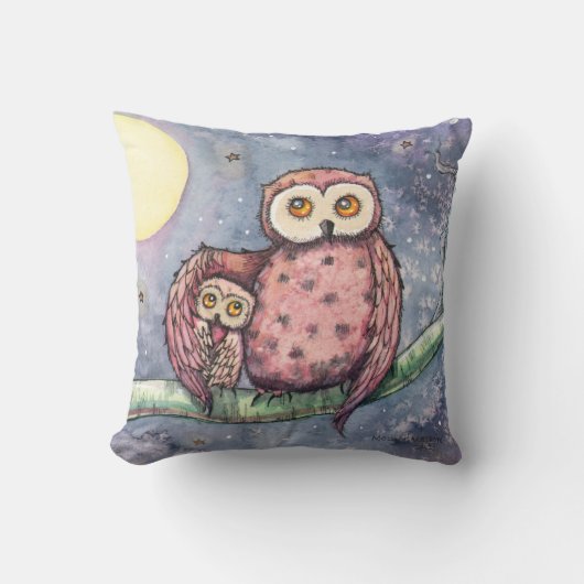 Cute Owl Coussin (Recto)