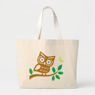 Cute Owl Grote Tote Bag