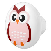 CUTE OWL KERAMISCHE KNOP (Rechts)