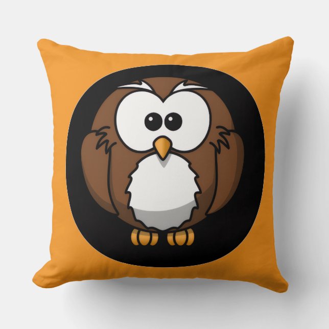 Cute Owl Kussen (Voorkant)