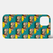Cute Owl Lovers w/ Umbrella & Red Chocolate Box Case-Mate iPhone Case (Achterkant (horizontaal))