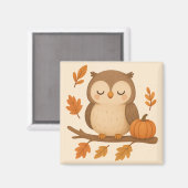 Cute Owl Magneet (Voorkant / Achterkant)