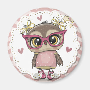 Cute Owl Magneet