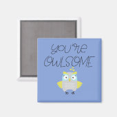 Cute Owl Magnet Magneet (Voorkant / Achterkant)