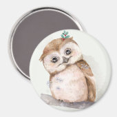 Cute Owl Magnet Magneet (Voorkant / Achterkant)