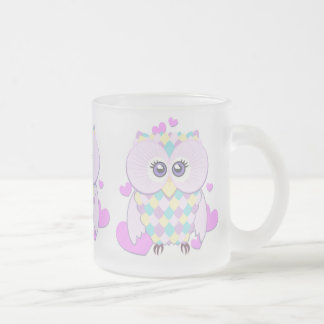 Cute Owl Matglas Koffiemok