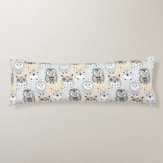 Cute Owl Motif coussins (Devant)