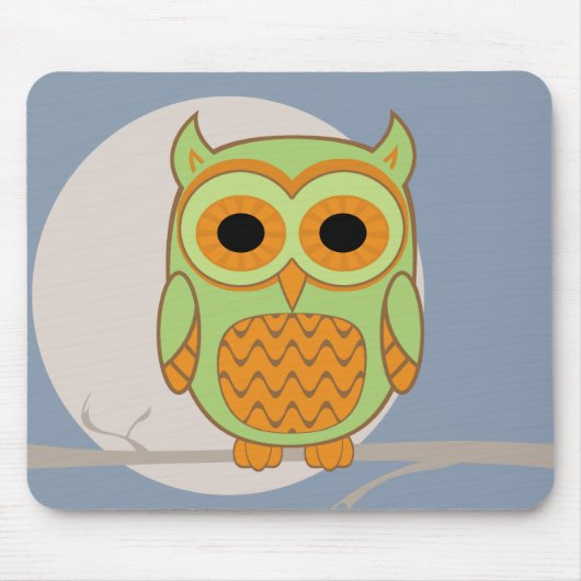 Cute Owl Muismat (Voorkant)