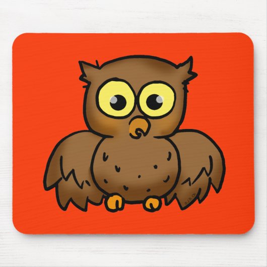 Cute owl muismat (Voorkant)
