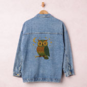 Cute Owl on a Branch Embroidered Look Unisex (Hangar)