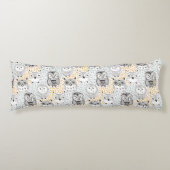 Cute Owl Pattern body kussens (Voorkant)