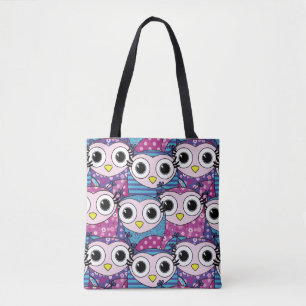 Cute Owl Pattern Draagtas