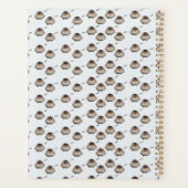 Cute Owl Pattern Pencil Sketch Planner (Dos)