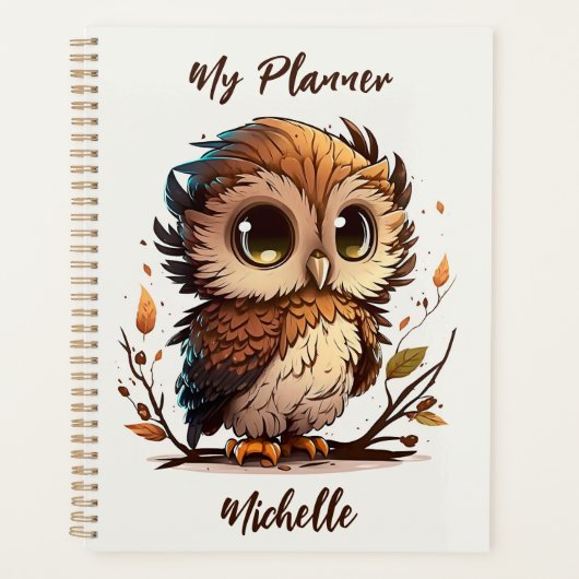 Cute Owl Planner (Voorkant)