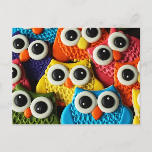 Cute Owl Post Card Briefkaart (Voorkant)