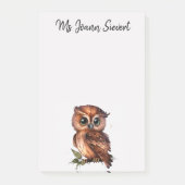 Cute Owl Post-it® Notes (Voorkant)