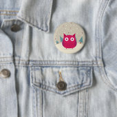 Cute owl ronde button 5,7 cm (In situ)