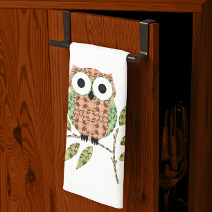 Cute Owl Serviette de cuisine