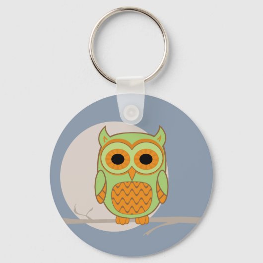 Cute Owl Sleutelhanger (Voorkant)