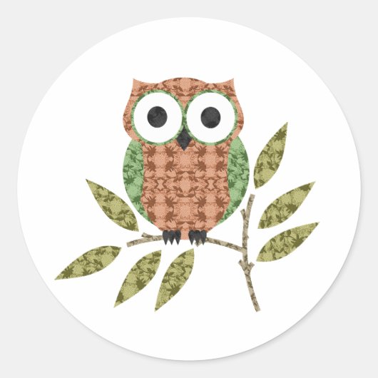 Cute Owl Stickers (Voorkant)