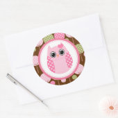 Cute Owl Stickers (Envelop)
