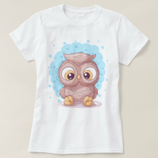 Cute Owl T-shirt (Design voorkant)