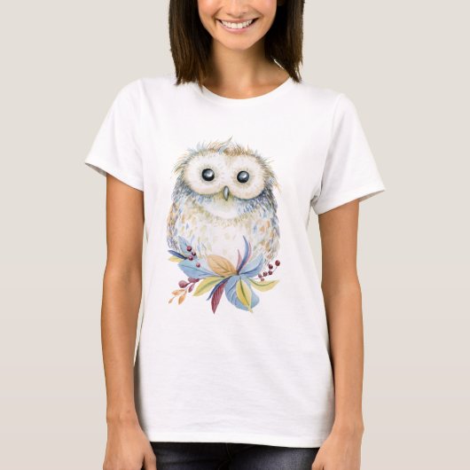 Cute Owl T-shirt (Voorkant)
