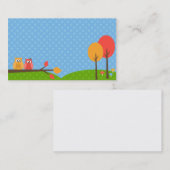 Cute Owl Visitekaartjes (Voorkant / Achterkant)