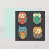 Cute Owls (Voorkant / Achterkant)
