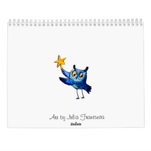 Cute owls art kalender