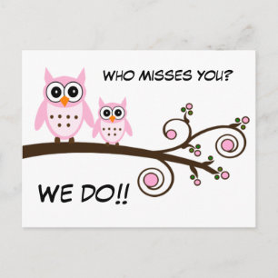Cute Owls Briefkaart