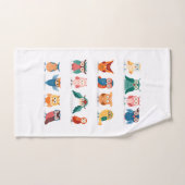 Cute Owls Handdoek (Handdoek)
