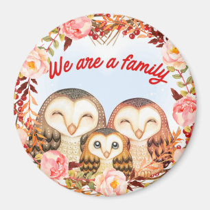 Cute Owls Magneet