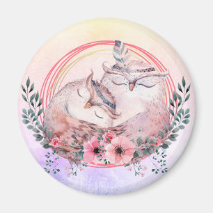 Cute Owls Magnet Magneet