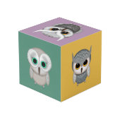 Cute Owls Photo Cube Kids Owl Lovers (Angle arrière)