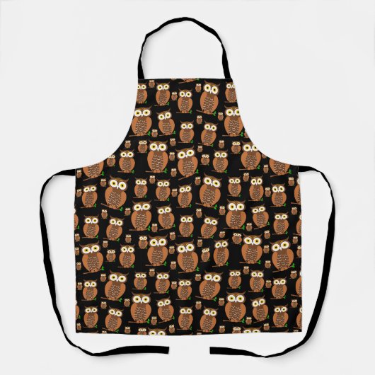 Cute owls schort (Voorkant)