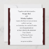 Cute Owls Wedding Bride en Groom Save the Date (Achterkant)