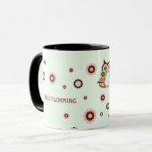 Cute Ows Nom personnalisé Mug pour enseignant (Devant gauche)
