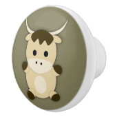 Cute Ox Keramische Knop (Rechts)