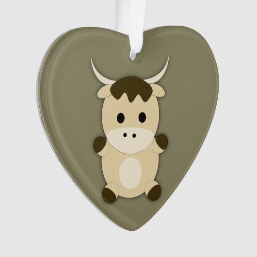 Cute Ox Ornament (voorkant)