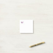 Cute Paars Butterfly Design Post-it Notes (Op bureau)