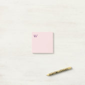 Cute Paars Butterfly Design Post-it Notes (Op bureau)