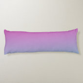 Cute Paars en Blue Ombre Lichaamskussen (Achterkant)